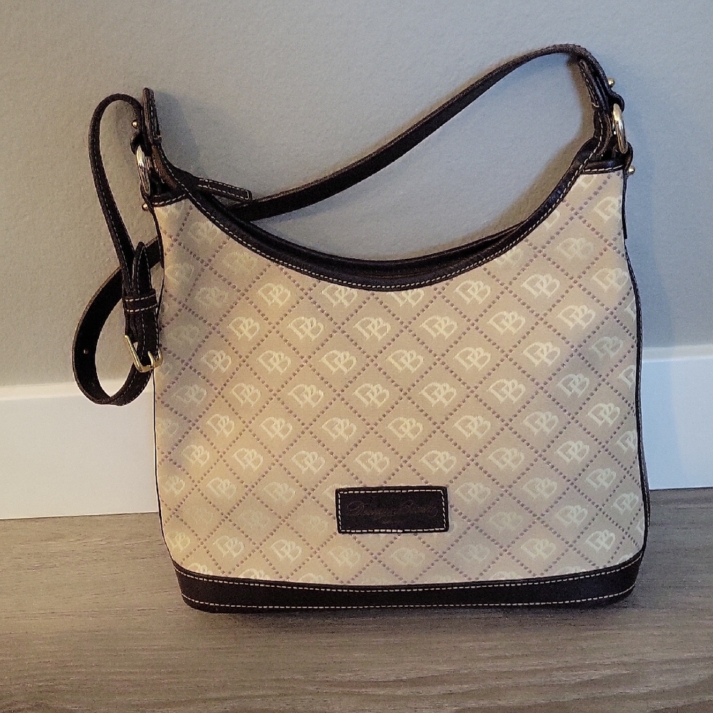 ShDooney & Bourke Tan and Brown Shoulder Bag